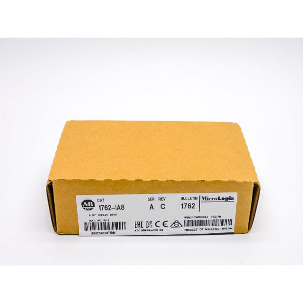 ALLEN BRADLEY 1762-IA8 SER. A REV. C 120VAC DATE: 2016 NSFS