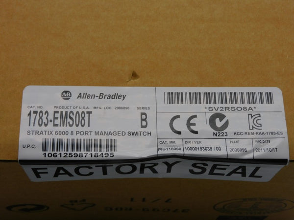 ALLEN BRADLEY 1783-EMS08T SER. B DATE: 2011 NSFS