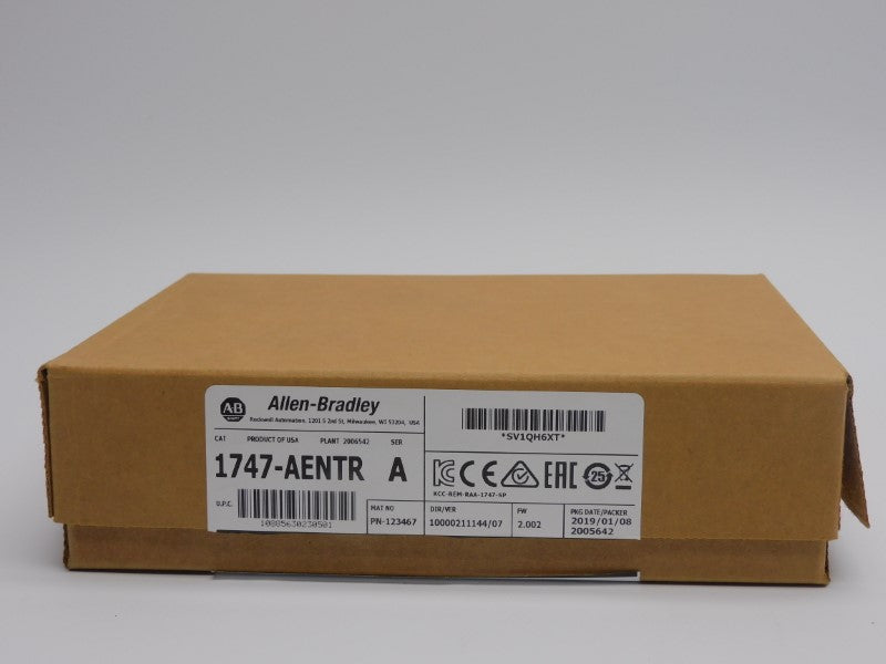 ALLEN BRADLEY 1747-AENTR SER. A F/W 2.002 VER. 07 5VDC NSMP