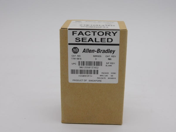 ALLEN BRADLEY 1794-OB16 SER. A DATE: 2010 NSFS