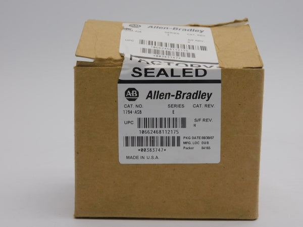 ALLEN BRADLEY 1794-ASB SER. E F/W H 24VDC NSMP