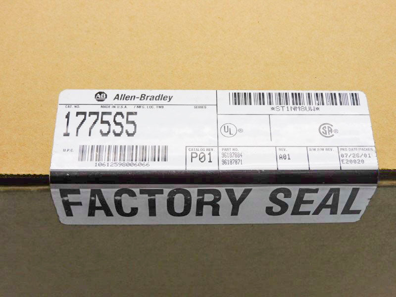ALLEN BRADLEY 1775-S5 REV. P01 DATE: 2001 NSFS