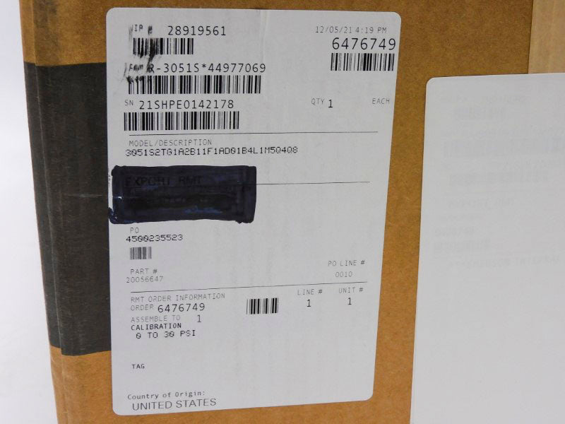 ROSEMOUNT 3051S2TG1A2B11F1AD01B4L1M5Q4Q8 10.5-42.4V 30PSI NSMP