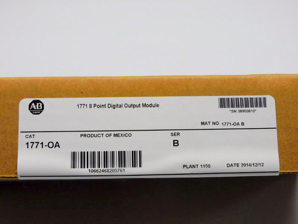 ALLEN BRADLEY 1771-OA SER. B DATE: 2014 NSFS