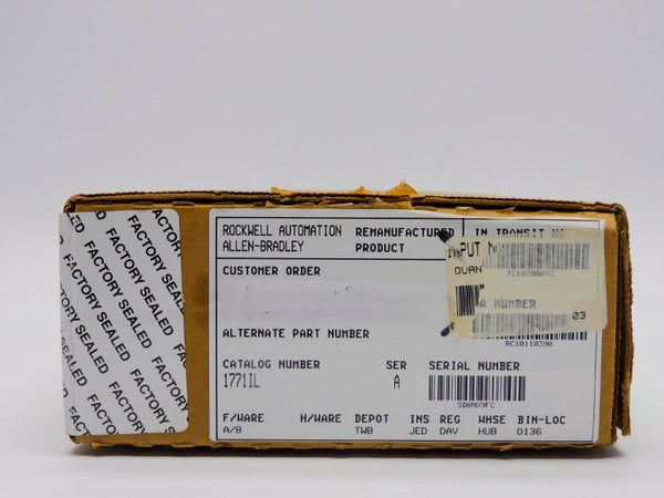 ALLEN BRADLEY 1771-IL SER. A REMAN