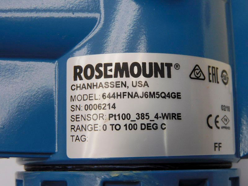 ROSEMOUNT 644HFNAJ6M5Q4GE NSMP
