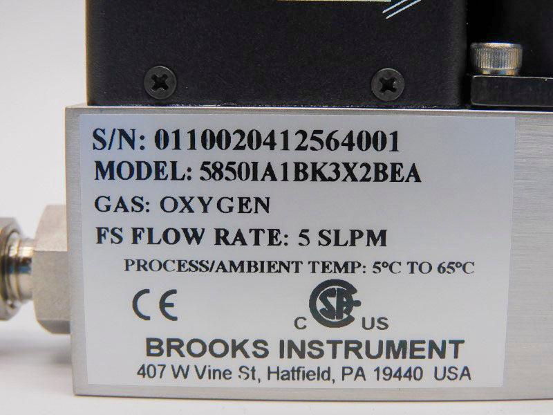 BROOKS INSTRUMENT 5850IA1BK3X2BEA 5/SLPM NSMP