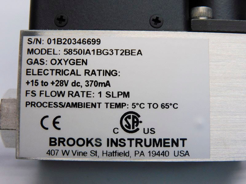 BROOKS INSTRUMENT 5850IA1BG3T2BEA 28VDC NSMP