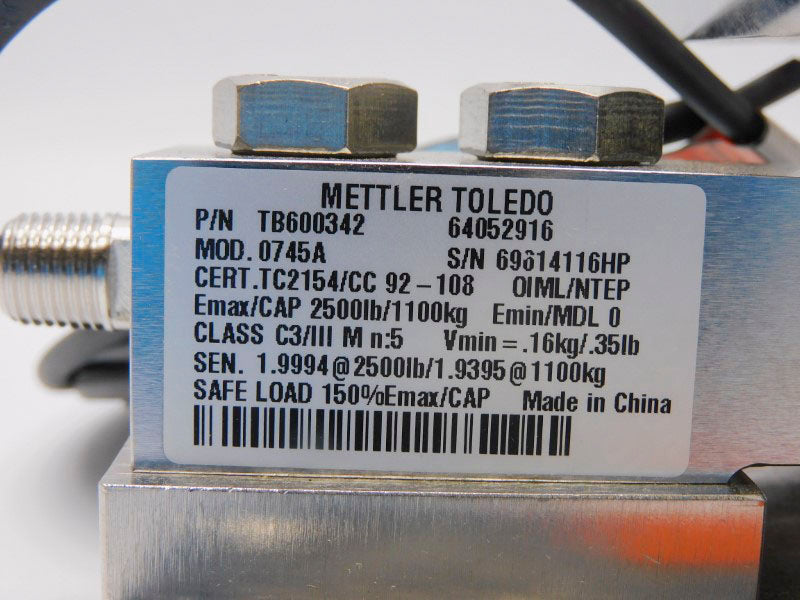 METTLER TOLEDO 0958FMSS1.1TSF 61000084 TB600342 1.9994 NSMP