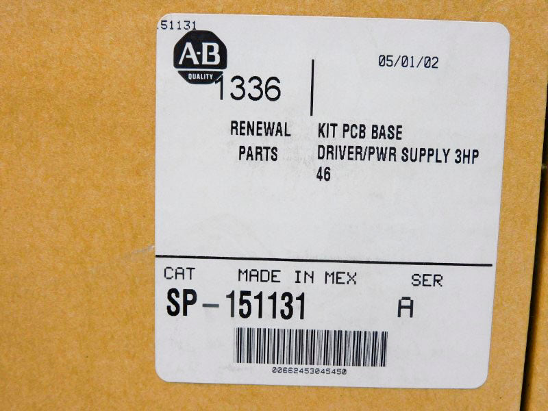 ALLEN BRADLEY SP-151131 SER. A DATE: 2002 NSFS