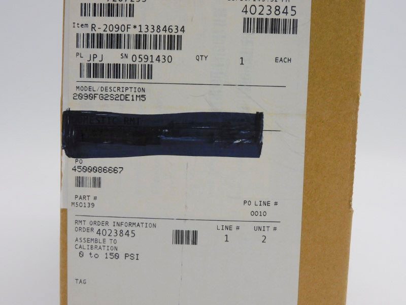 ROSEMOUNT 2090FG2S2DE1M5 10.5-36VDC 150PSI NSMP