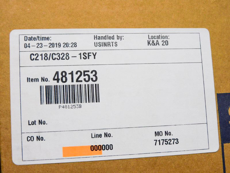 ALFA LAVAL C218/C328-1SFY 481253 NSFS