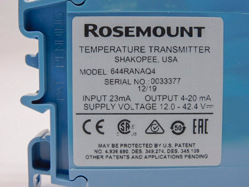 ROSEMOUNT 644RANAQ4 12.0-42.4V NSMP