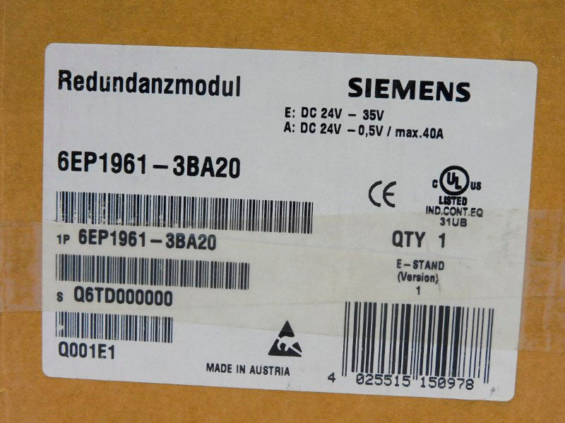 SIEMENS 6EP1961-3BA20 24-35V 40A NSFS