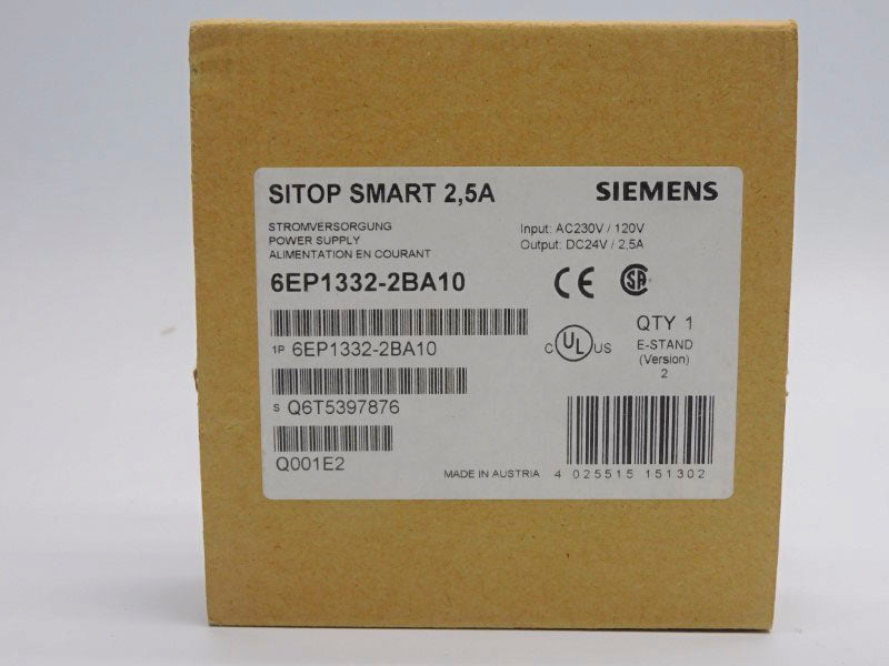 SIEMENS 6EP1332-2BA10 120/230VAC 2.5A NSMP