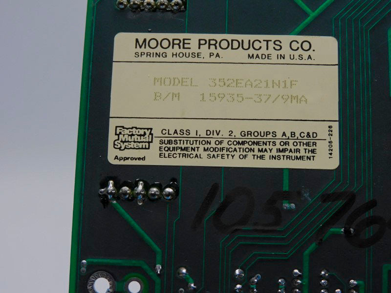 MOORE PRODUCTS 352EA21N1F 15935-37/9MA UNMP