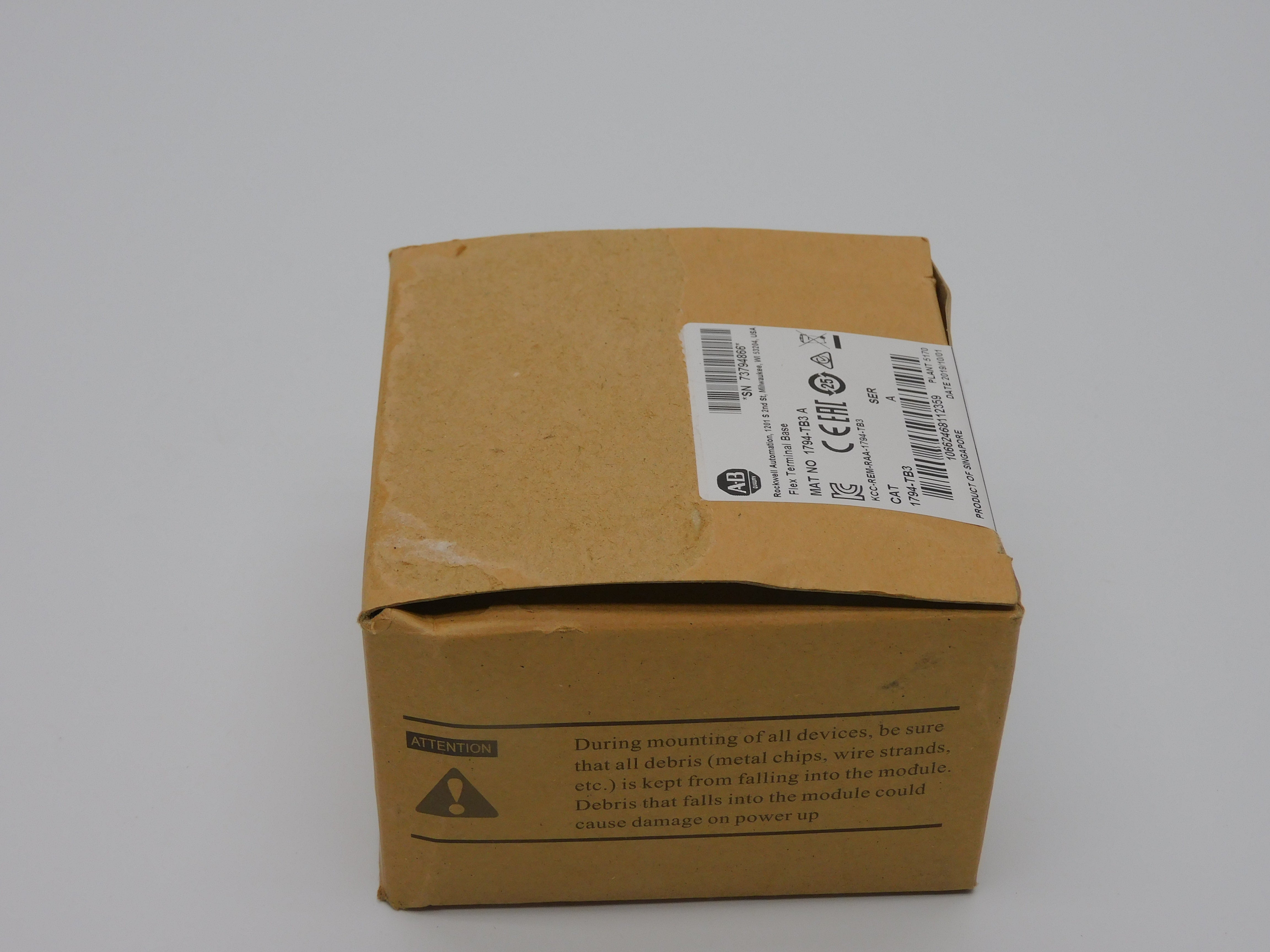 ALLEN BRADLEY 1794-TB3 SER. A DATE: 2019 NSFS
