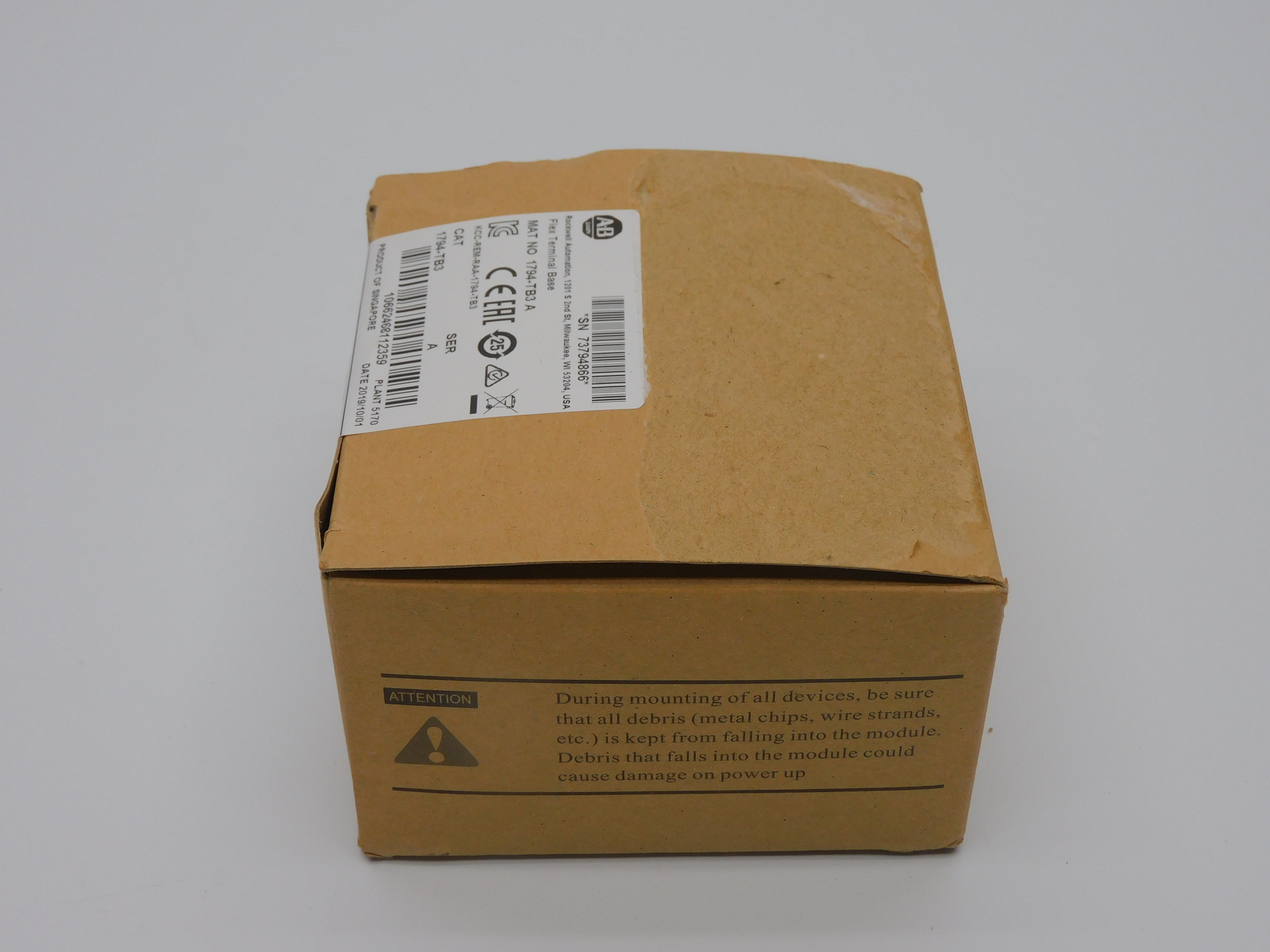 ALLEN BRADLEY 1794-TB3 SER. A DATE: 2019 NSFS