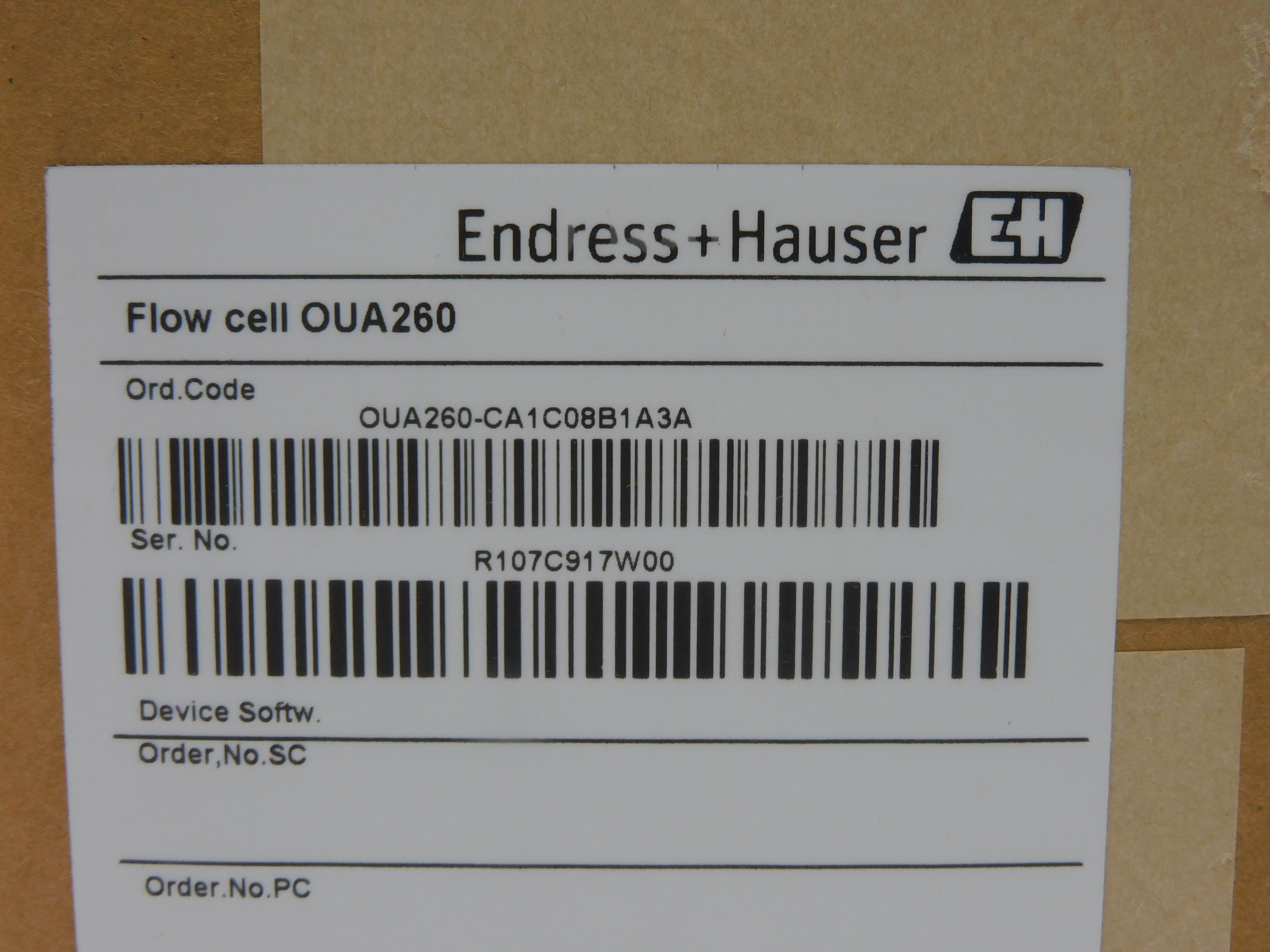ENDRESS+HAUSER OUA260-CA1C08B1A3A NSMP