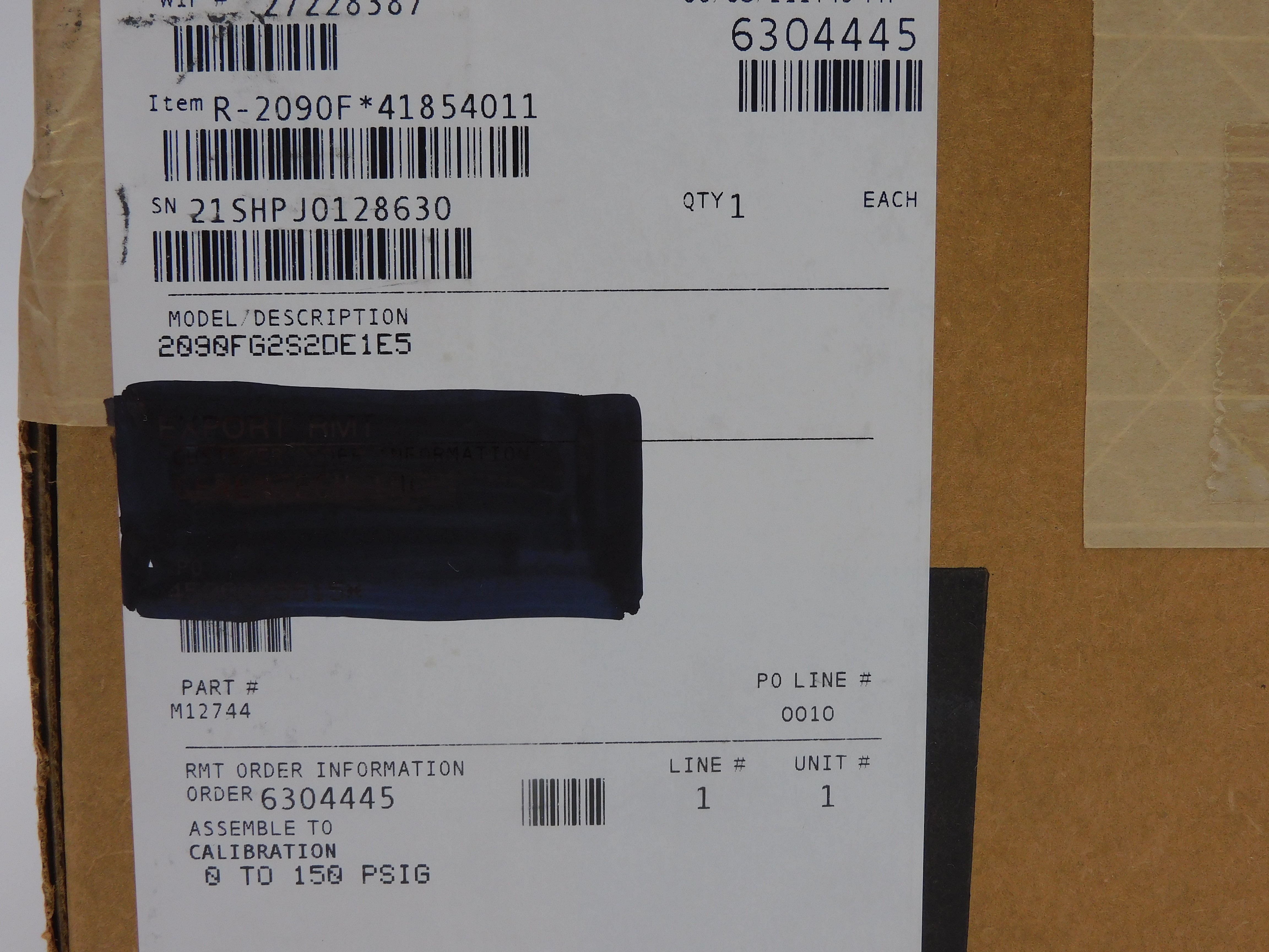 ROSEMOUNT 2090FG2S2DE1E5 10.5-42.4VDC 150PSI NSMP