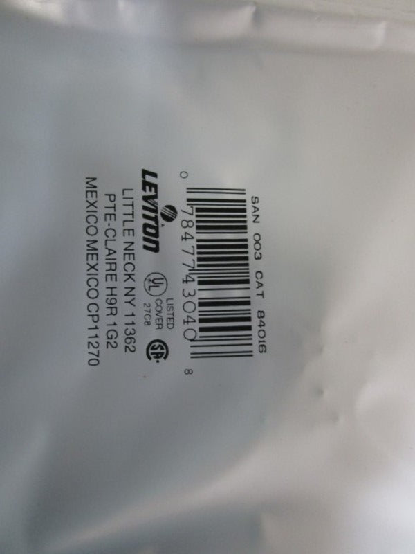 LOT OF 6 LEVITON 84016 NSMP