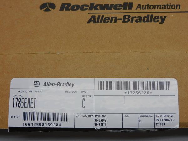 ALLEN BRADLEY 1785-ENET SER. C F/W B 5VDC 1.0A NSMP