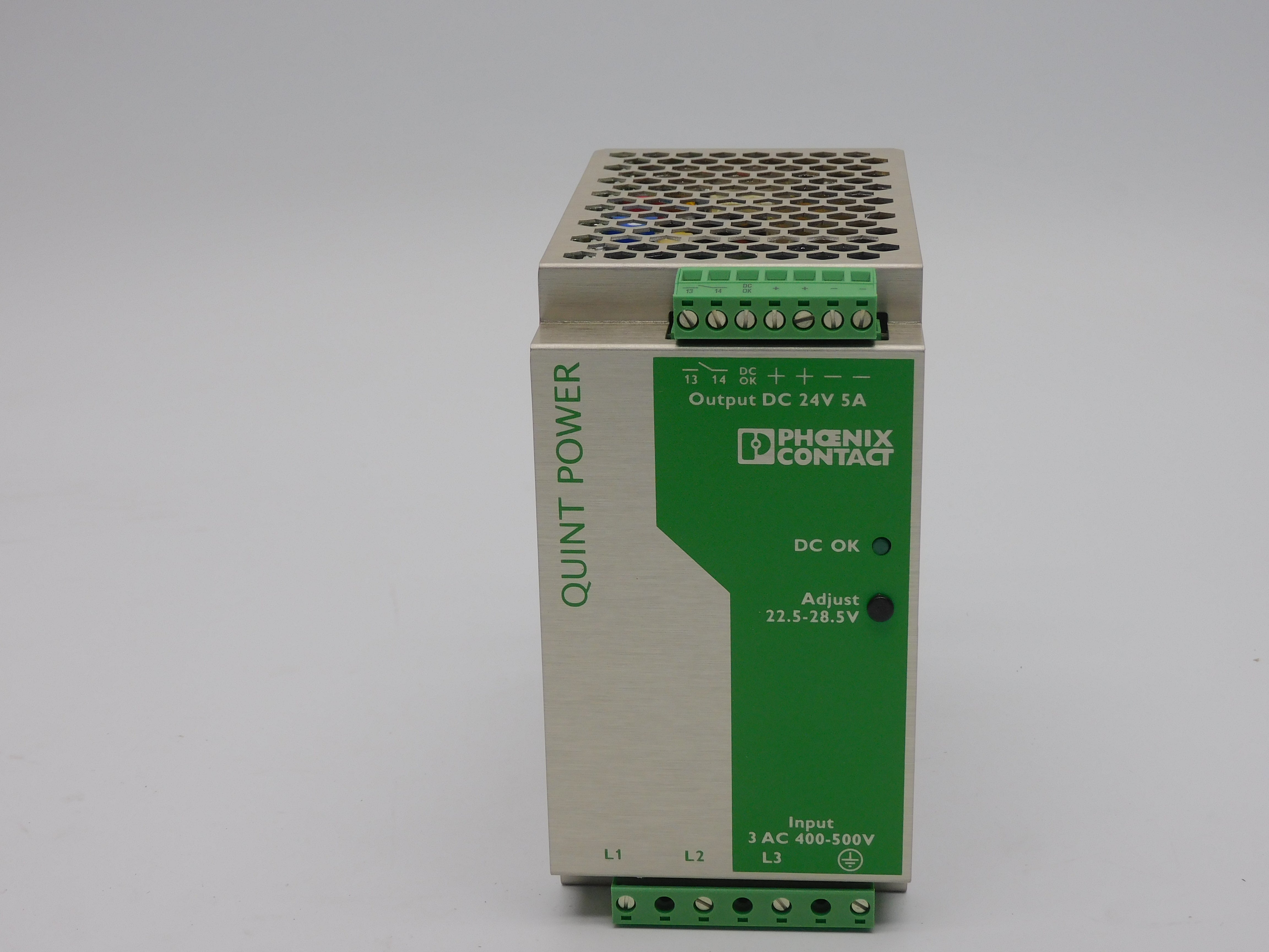 PHOENIX CONTACT QUINT-PS/3X400-500AC/24DC/5 2938594 REV. 21 400-500VAC 5A NSMP