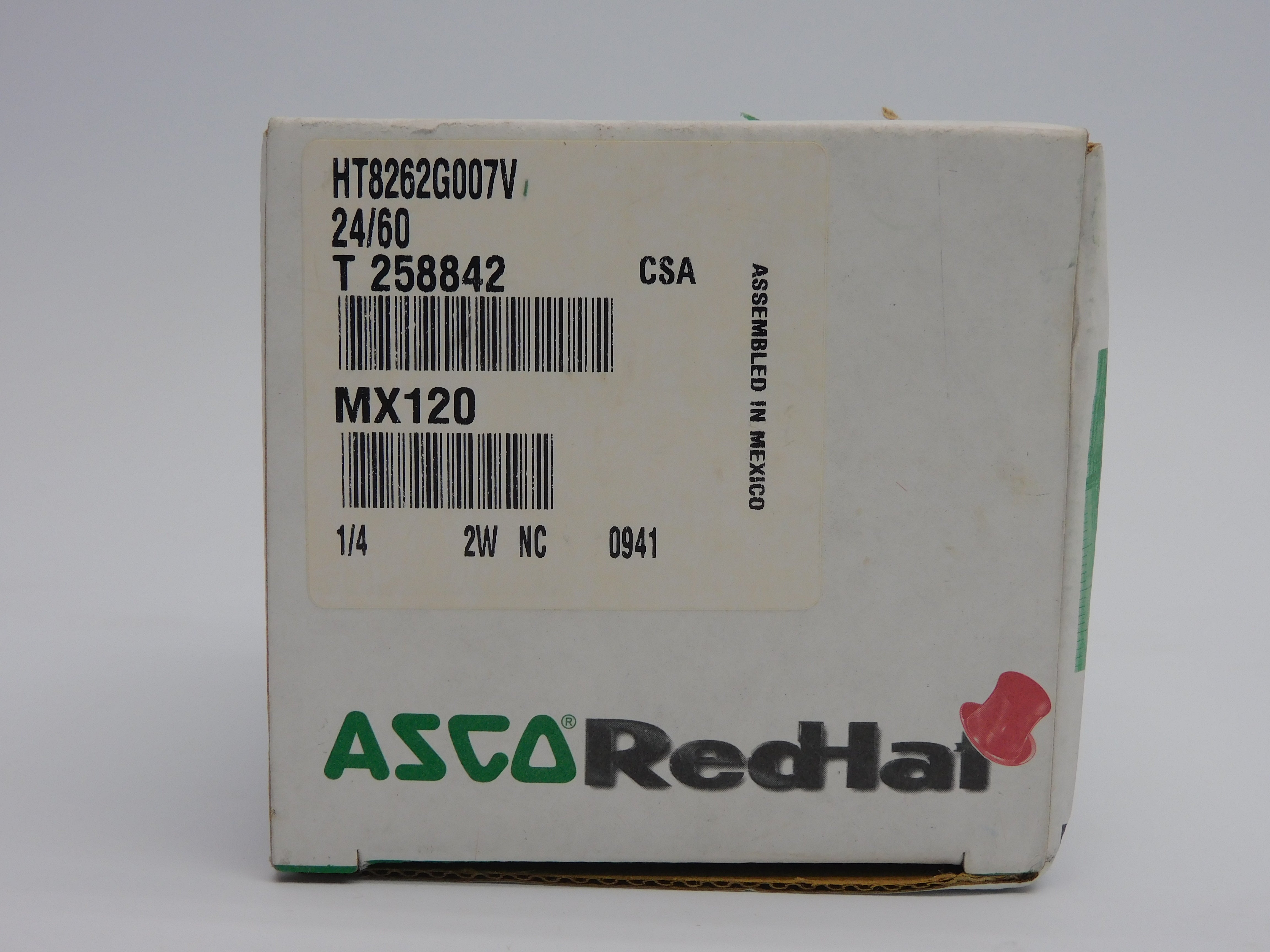 ASCO HT8262G007V 24V 110PSI 1/4" NSMP