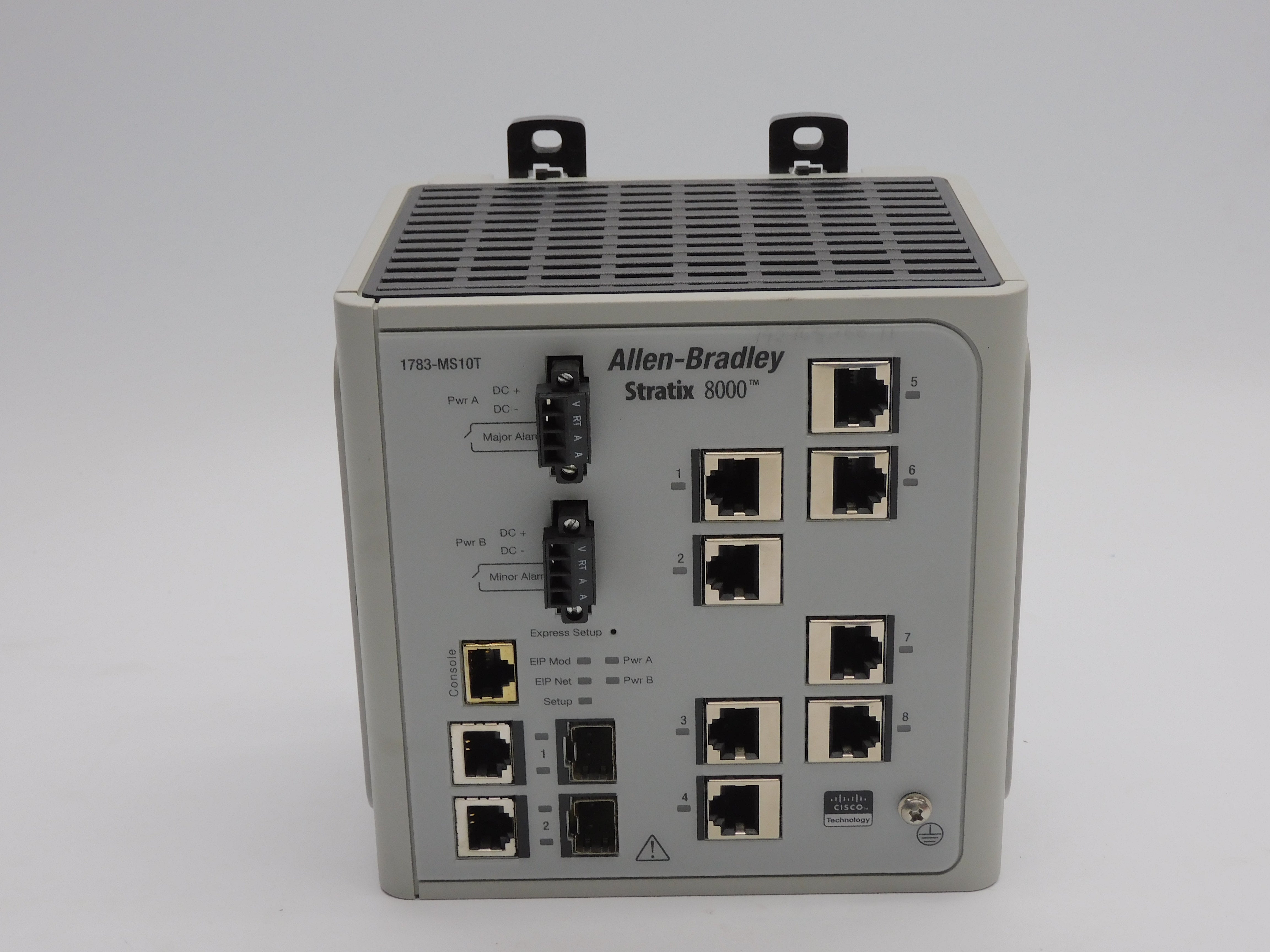 ALLEN BRADLEY 1783-MS10T SER. A F/W 2.001 REV. 02 16-60VDC 1.0A NSNP