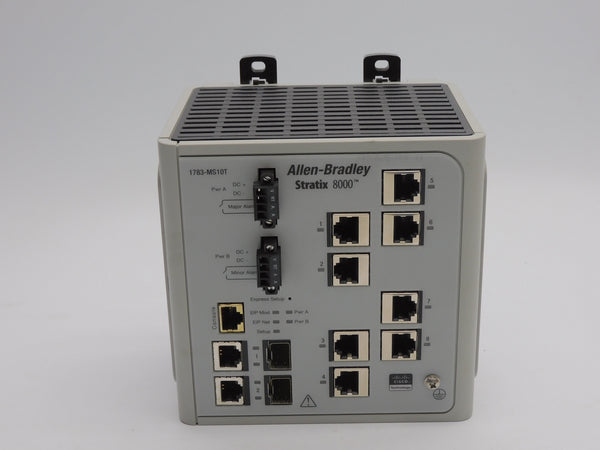 ALLEN BRADLEY 1783-MS10T SER. A F/W 2.001 REV. 02 16-60VDC 1.0A NSNP