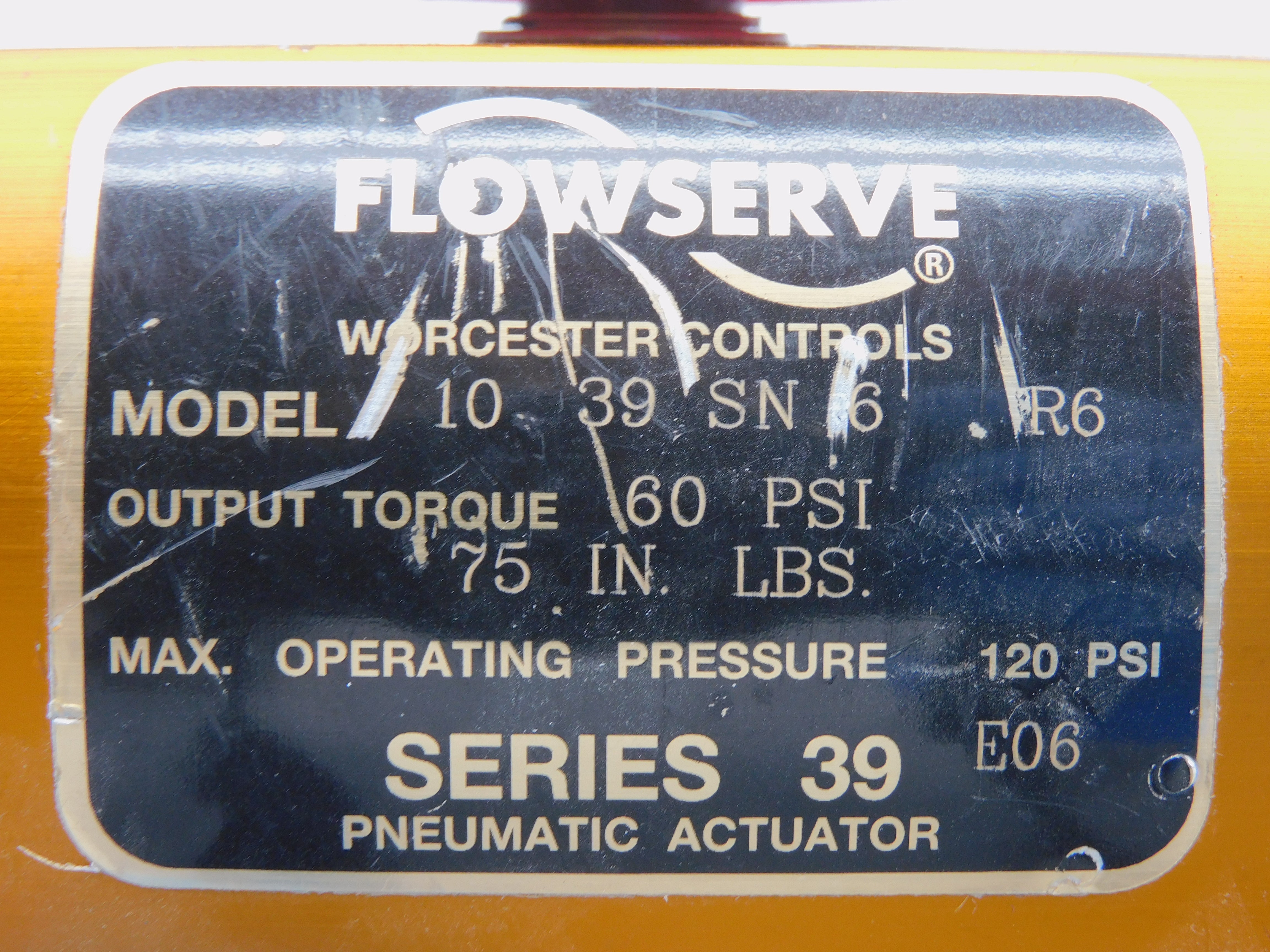 FLOWSERVE 1039SN6R6 120PSI NSNP