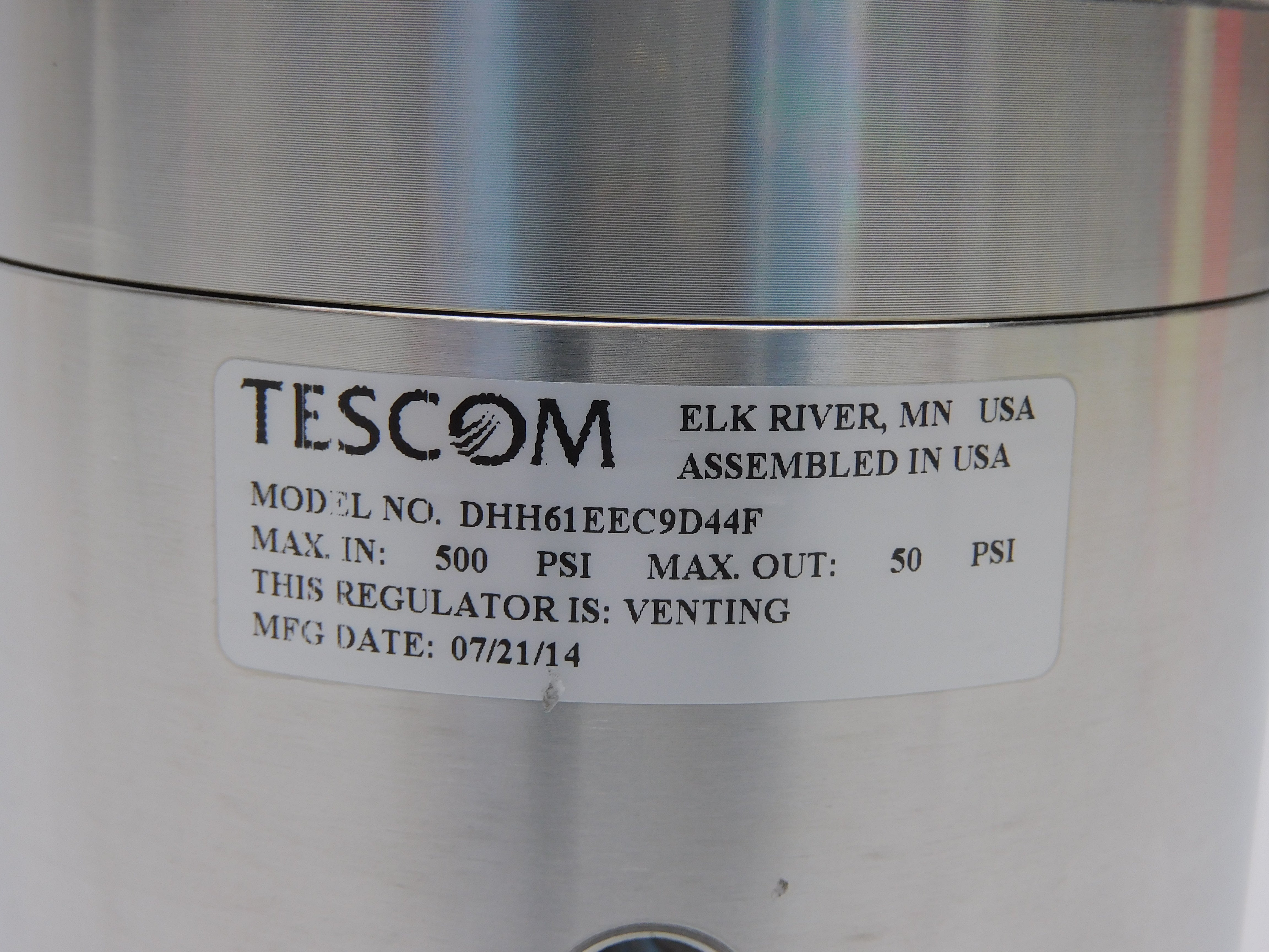 TESCOM DHH61EEC9D44F 500PSI NSNP