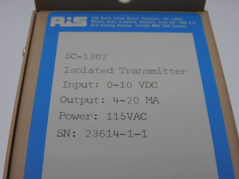 RIS SC-1302 115VA NSMP