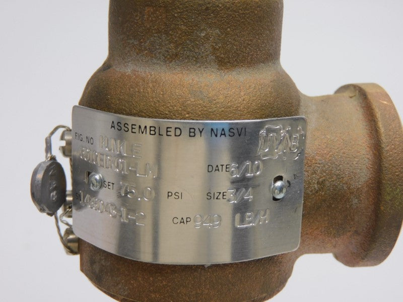 KUNKLE 6010EDM01-LM 75.0PSI 3/4" NSNP