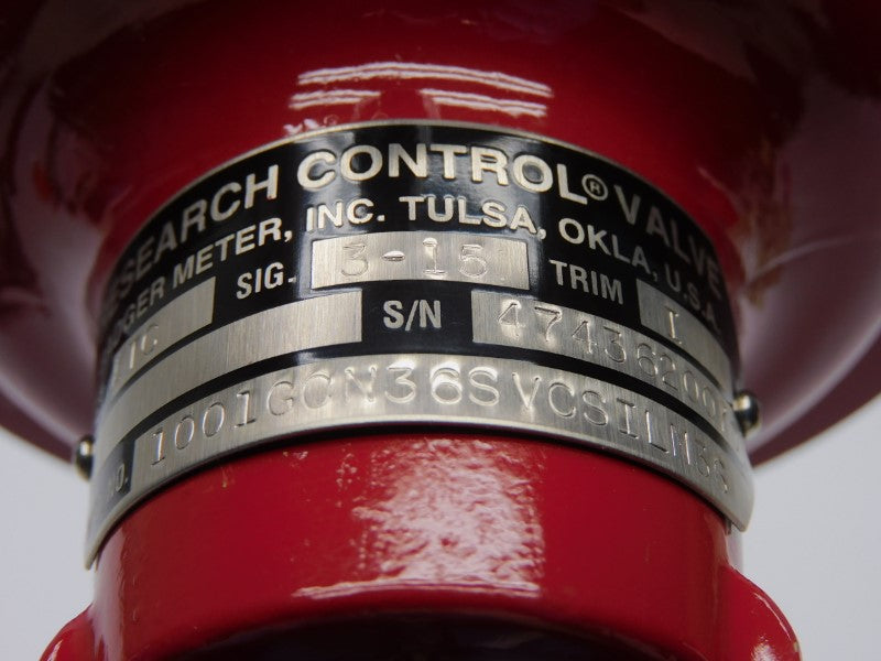 RESEARCH CONTROL 1001GCN36SVCSILN36 3-15PSI NSNP