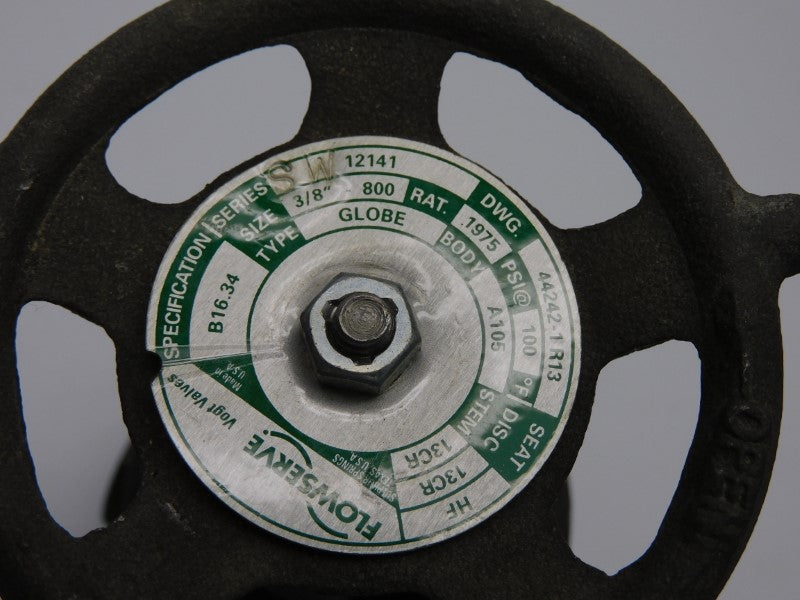 FLOWSERVE SW12141 44242-1R13 .1975PSI 3/8" NSNP