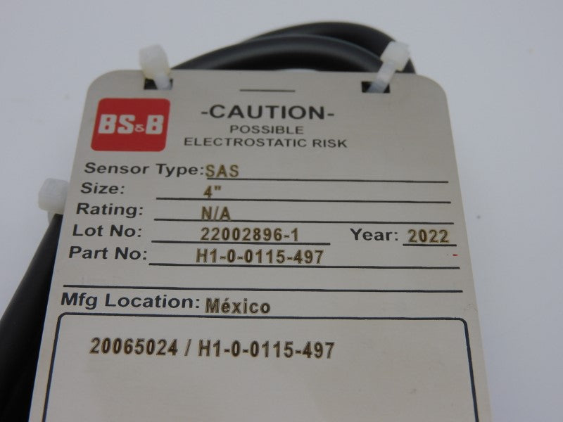 BS&B H1-0-0115-497 SAS 4" NSNP