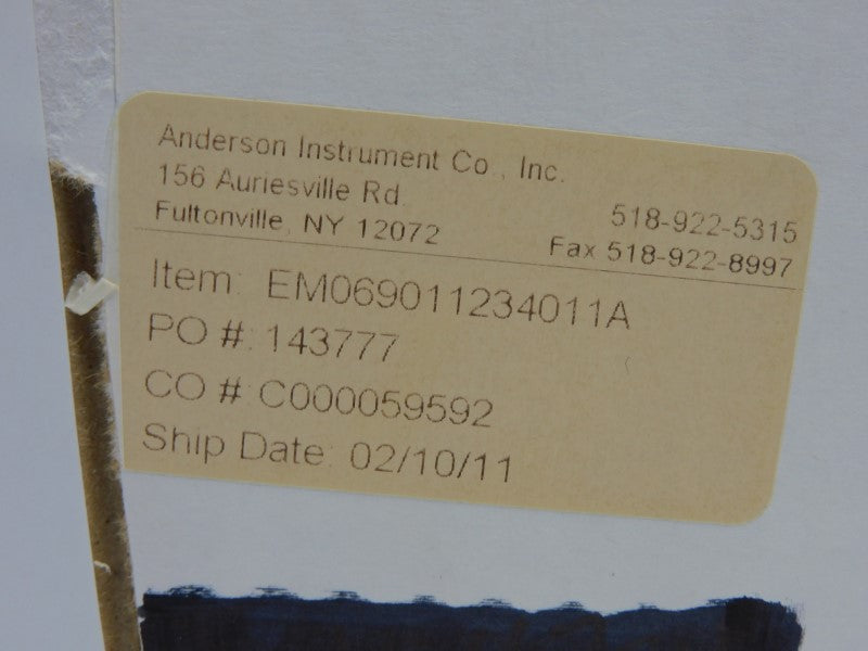 ANDERSON INSTRUMENT EM069011234011A 60PSI NSMP