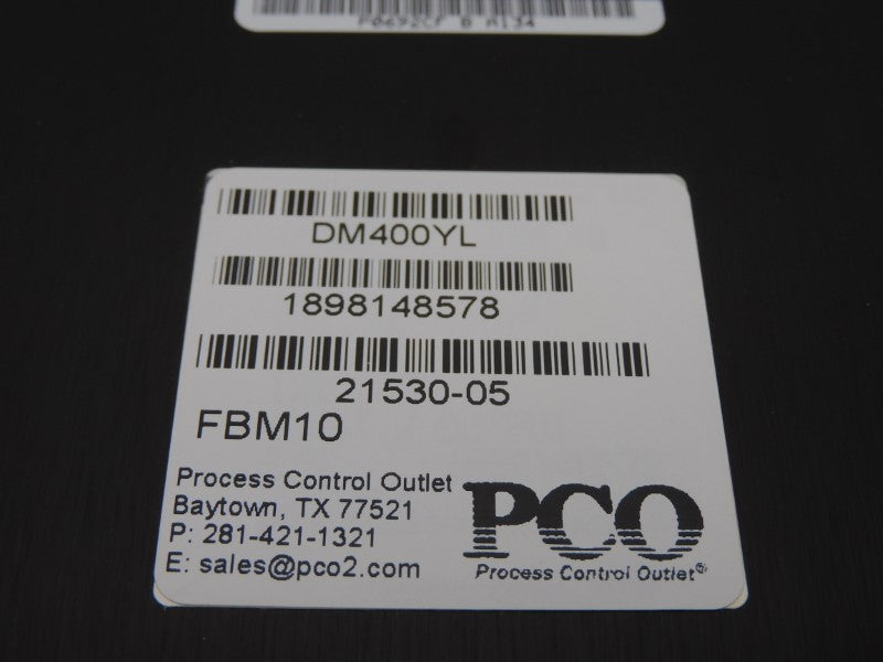 PCO DM400YL FBM10 REV. 0D NSNP