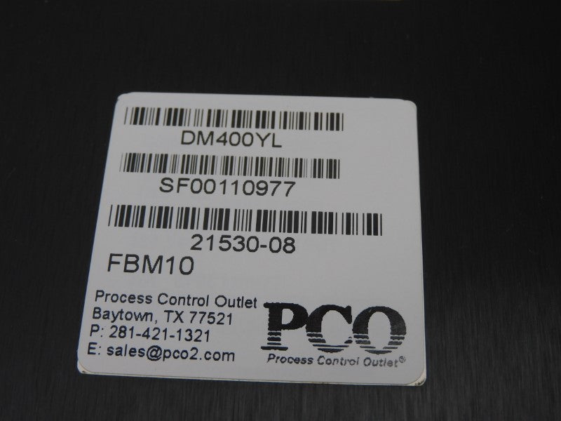 PCO DM400YL FBM10 REV. 0E NSNP