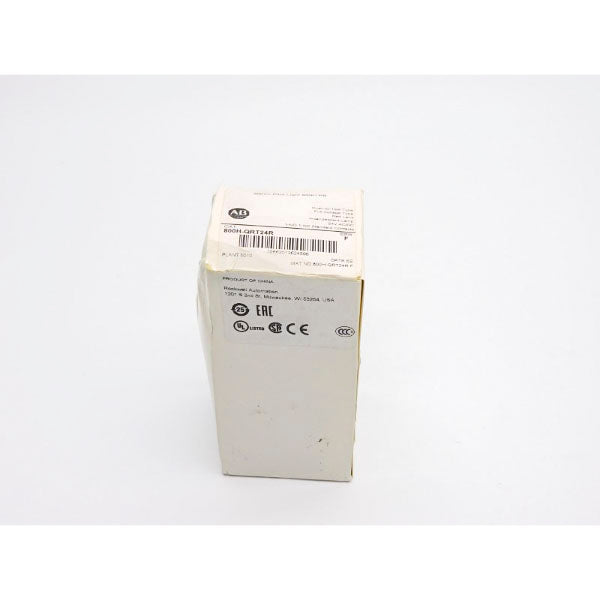 ALLEN BRADLEY 800H-QRT24R SER. F 24VAC/DC (WH) NSFS