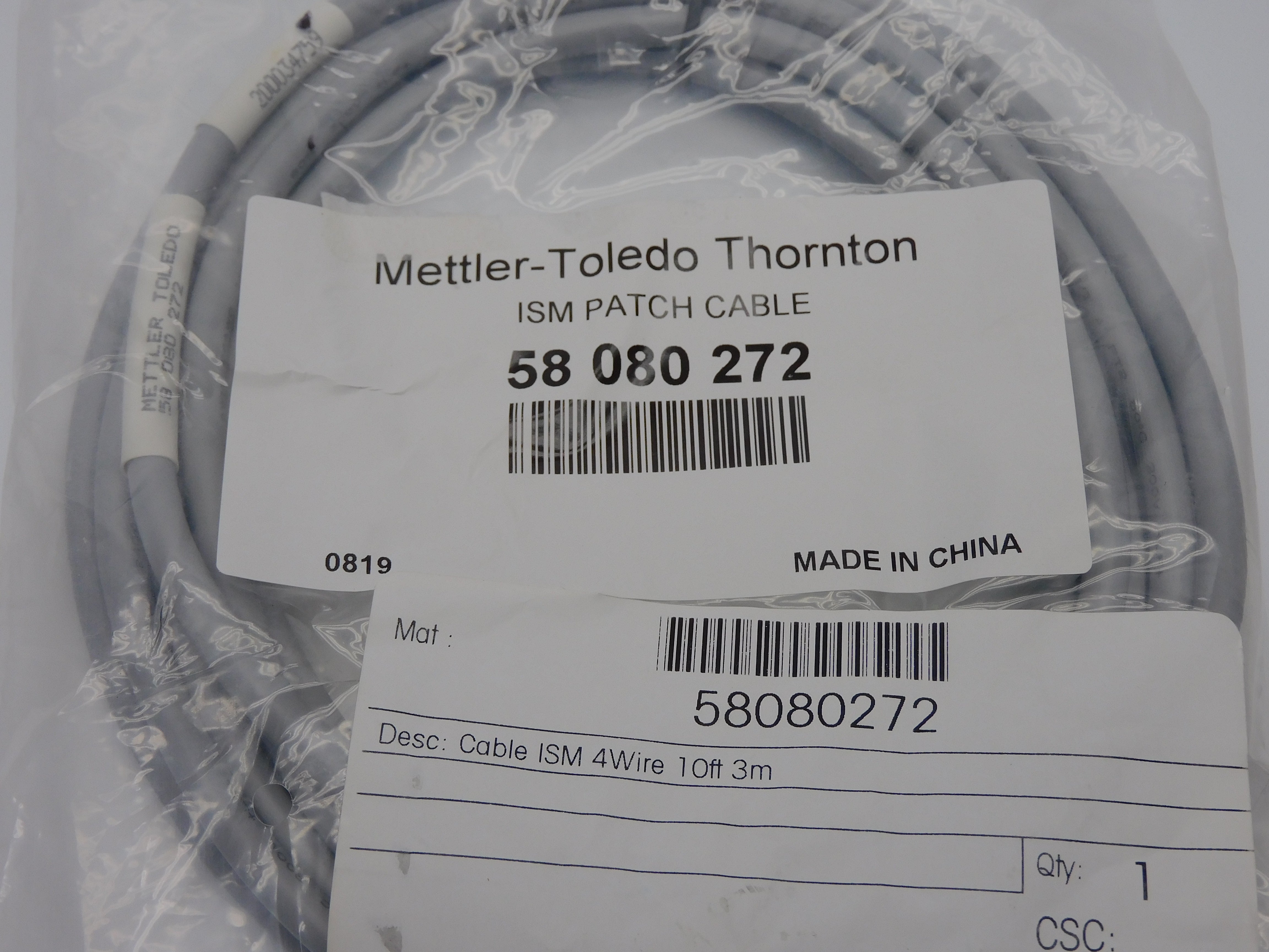 METTLER-TOLEDO 58080272 10' NSMP
