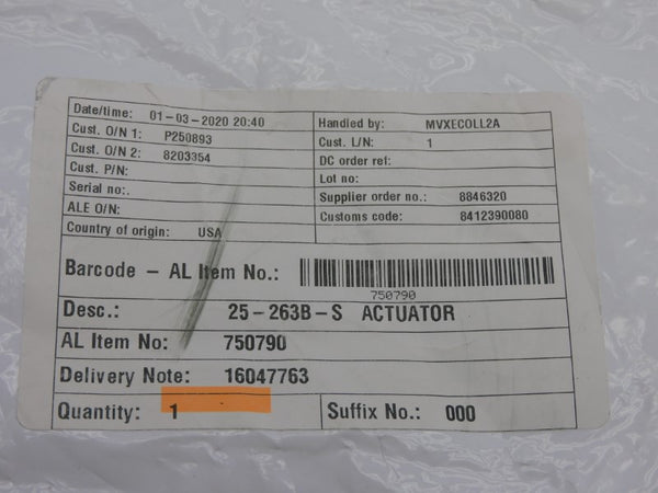 ALFA LAVAL 25-263B-S NSMP