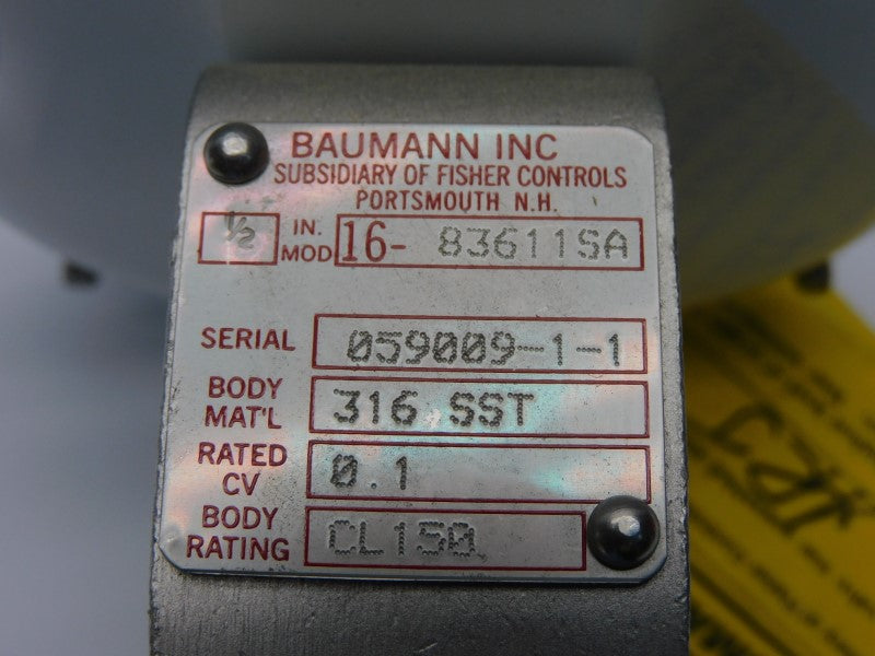 BAUMANN 16-83611SA 1/2" NSNP
