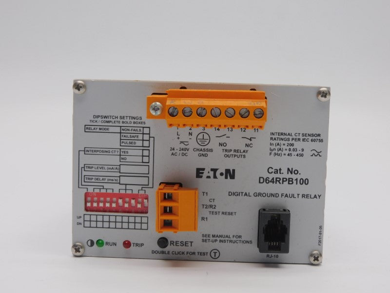 EATON D64RPB100 24-240VAC/DC 200A UNMP