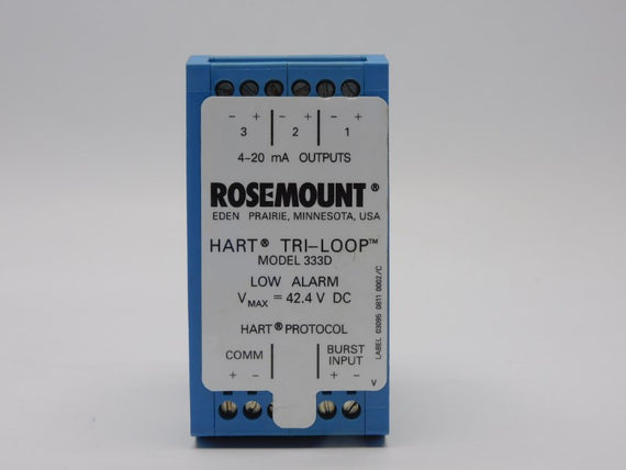 ROSEMOUNT 333D 42.4VDC UNMP