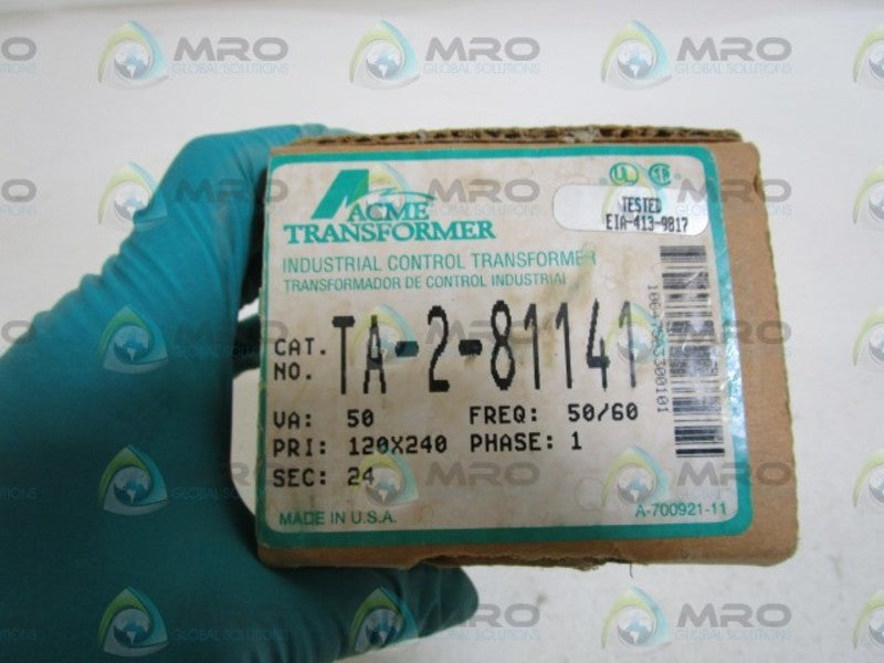 ACME TA-2-81141 CONTROL TRANSFORMER  NSMP