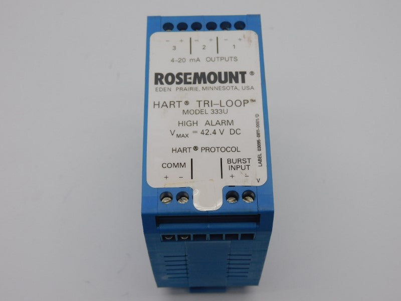 ROSEMOUNT 333U 42.4VDC UNMP