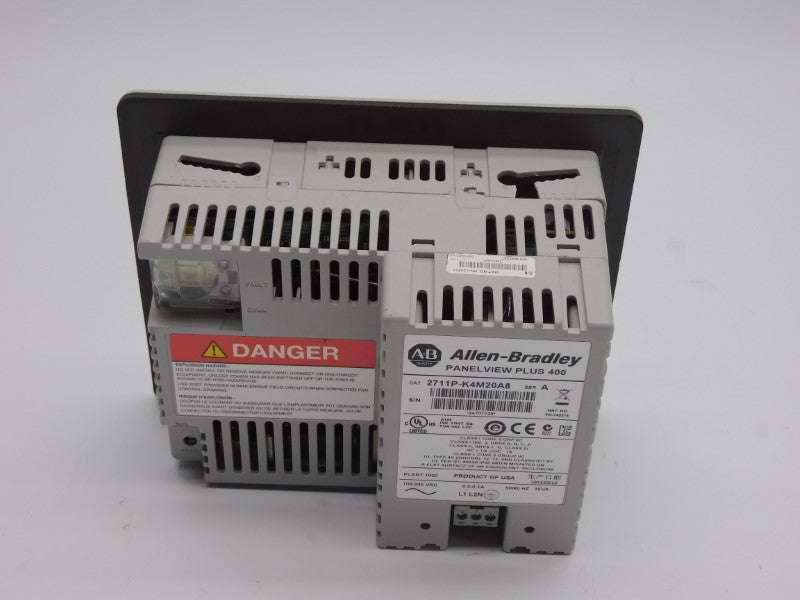ALLEN BRADLEY 2711P-K4M20A8 SER. A 100-240VAC 0.3-0.1A (AS PICTURED) UNMP