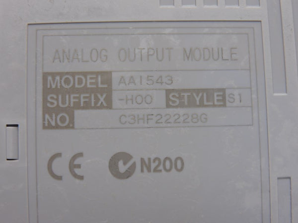YOKOGAWA AAI543-H00 S1 NSMP